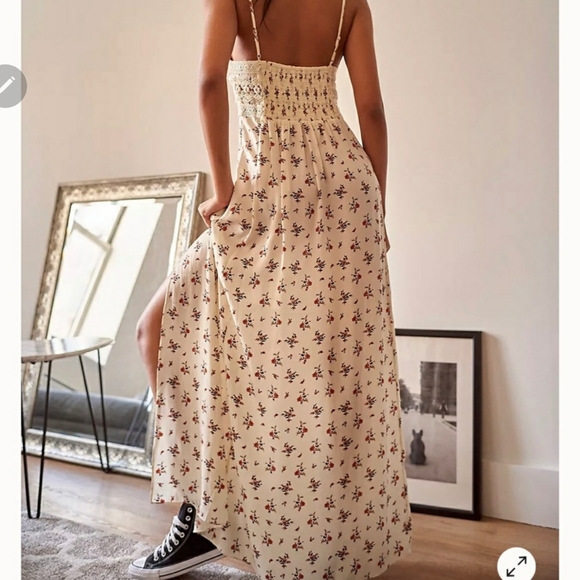 **1 Small Left**Free People Out & About Maxi Slip Dress - Picture 4 of 16